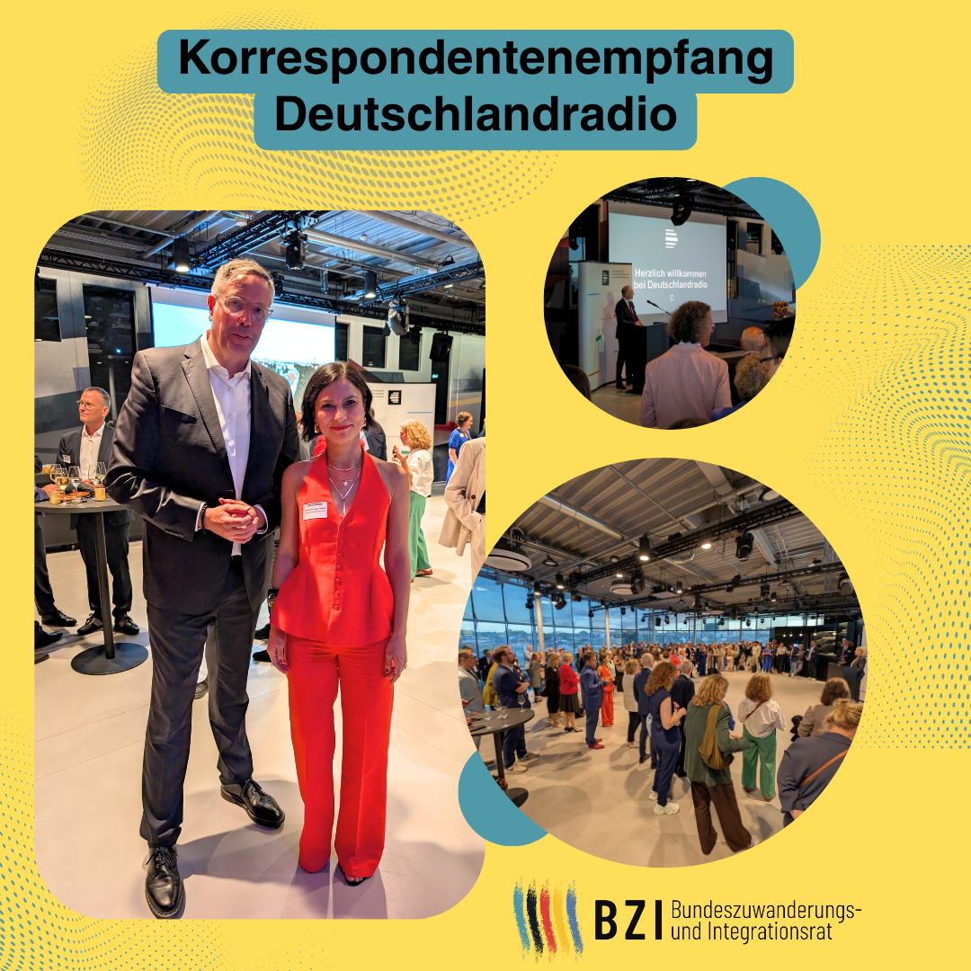 BZI im Korrespondentenempfang des Deutschlandradios