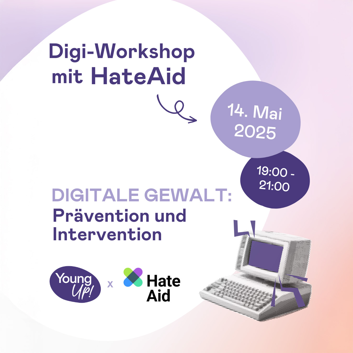 Digi-Workshop mit HateAid: Digitale Gewalt – Prävention und Intervention