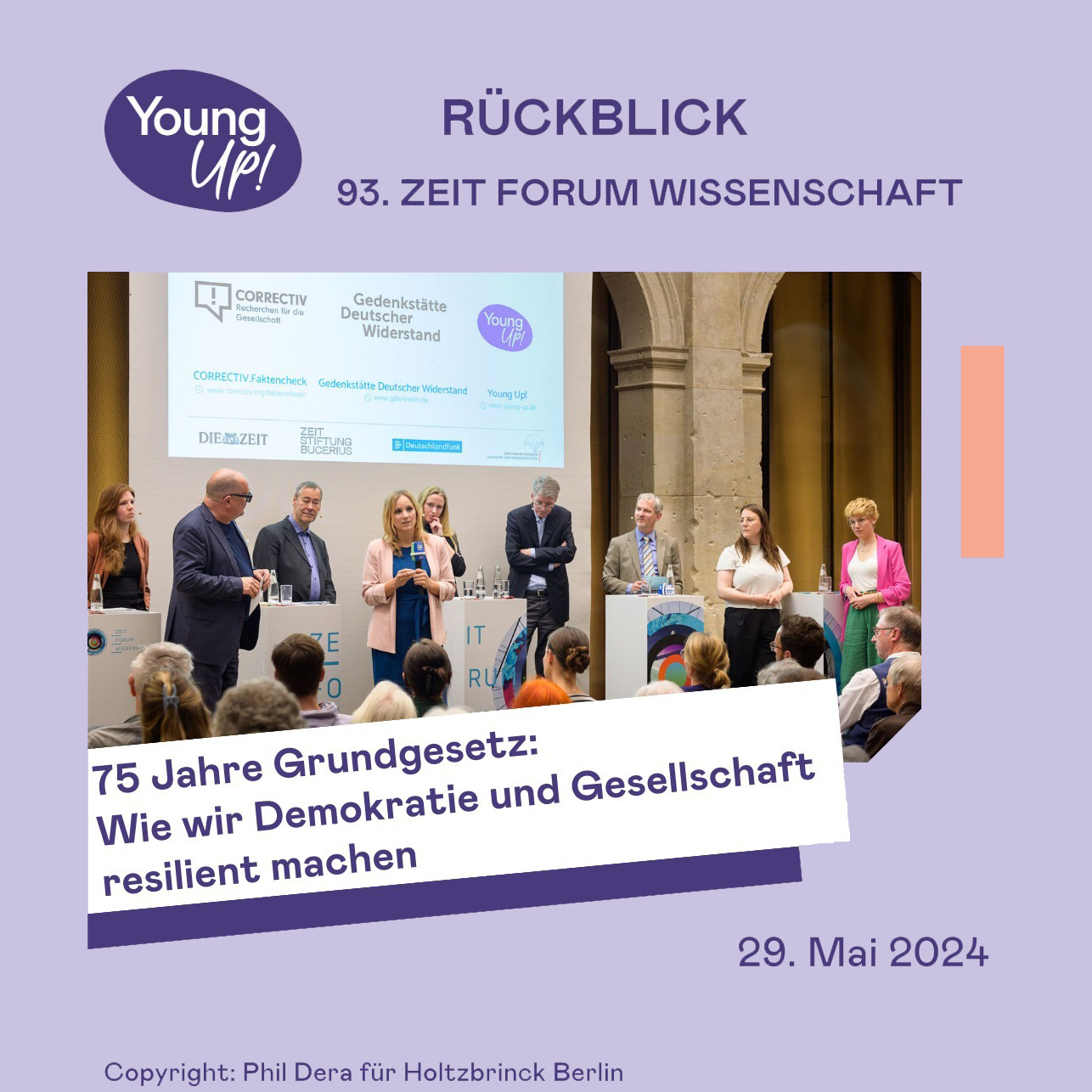 YoungUP! beim 93. ZEIT Forum Wissenschaft!