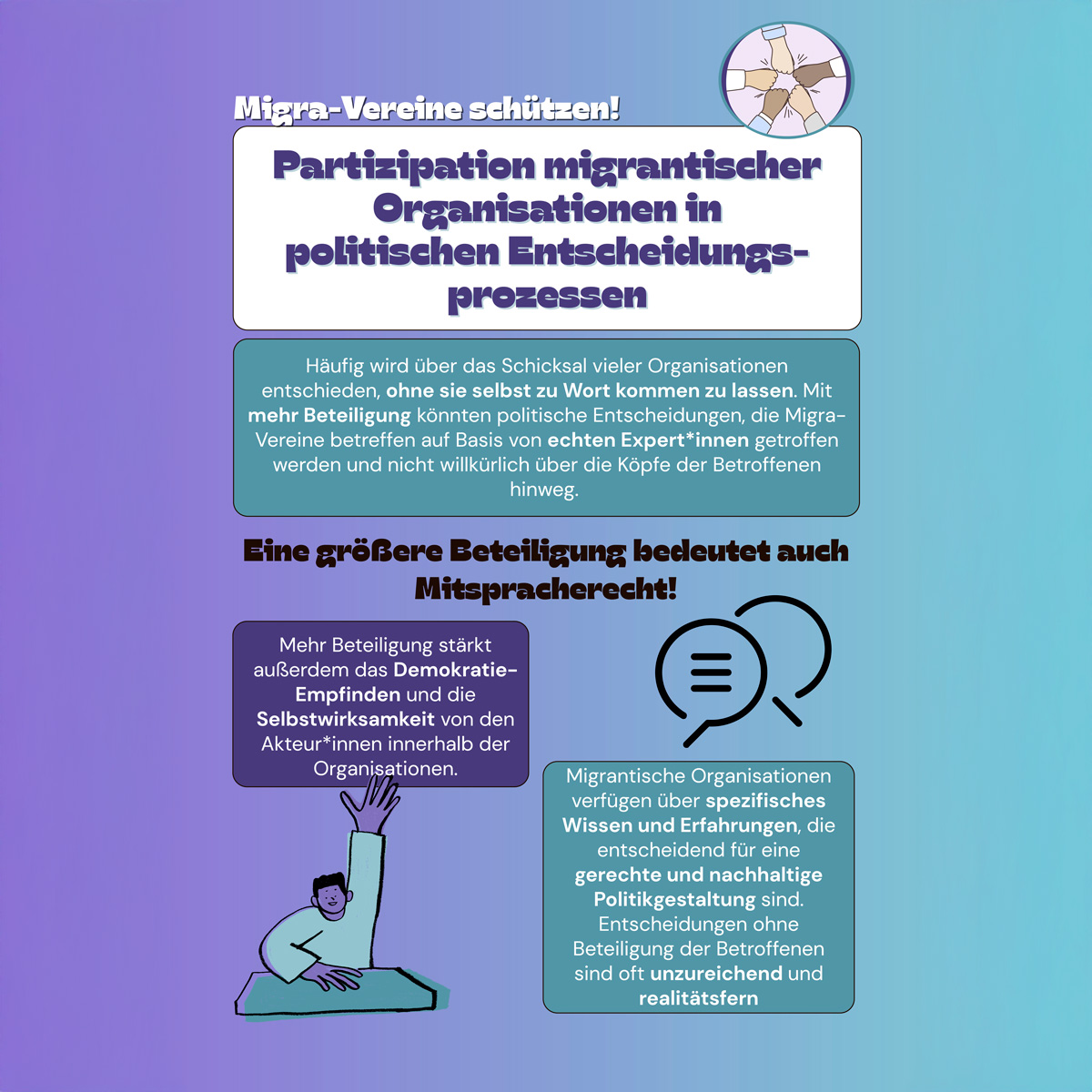 Material der Aktionsgruppe Migra Vereine Schützen